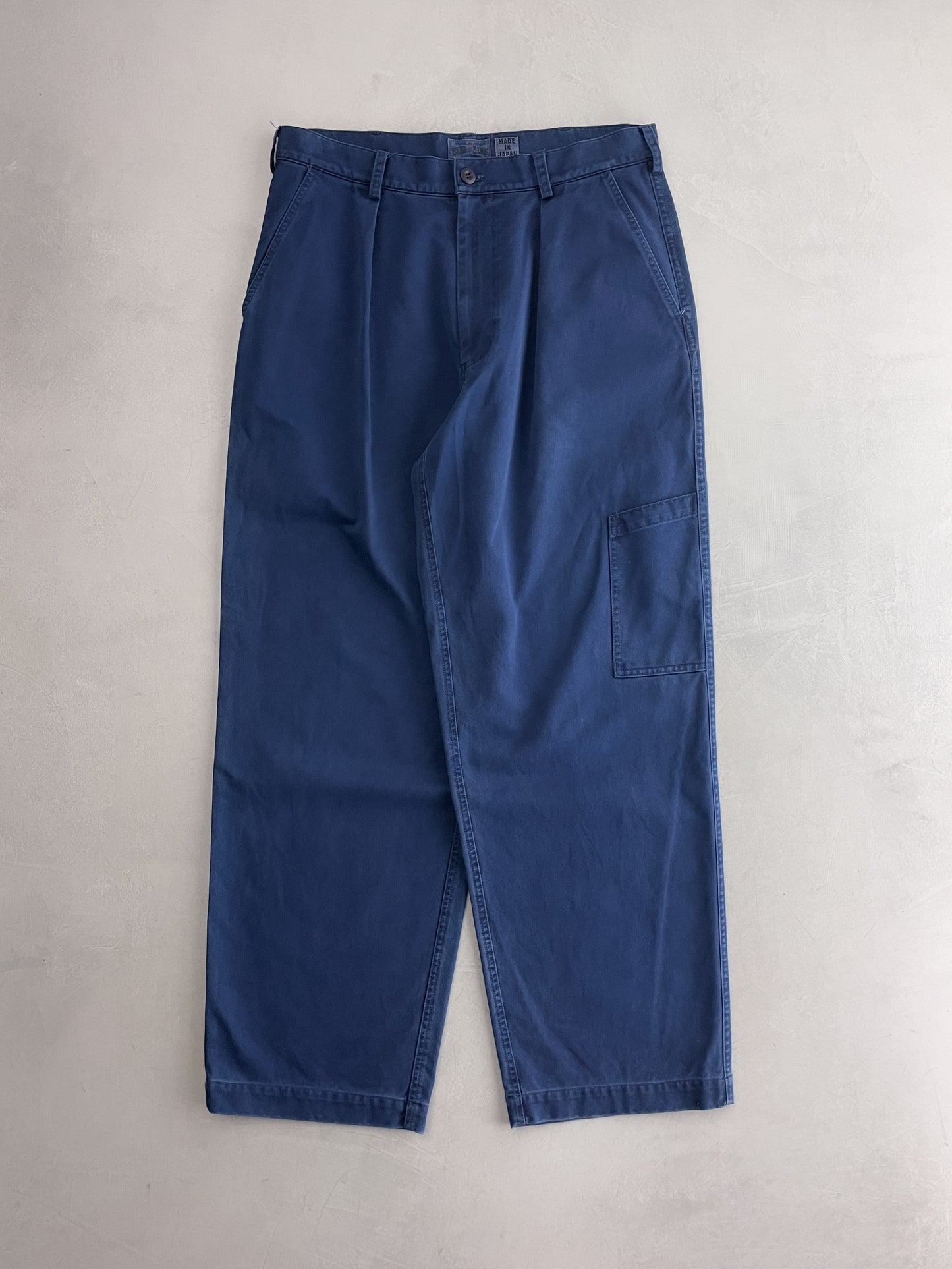 Indigo Dyed Work Pants [34"]