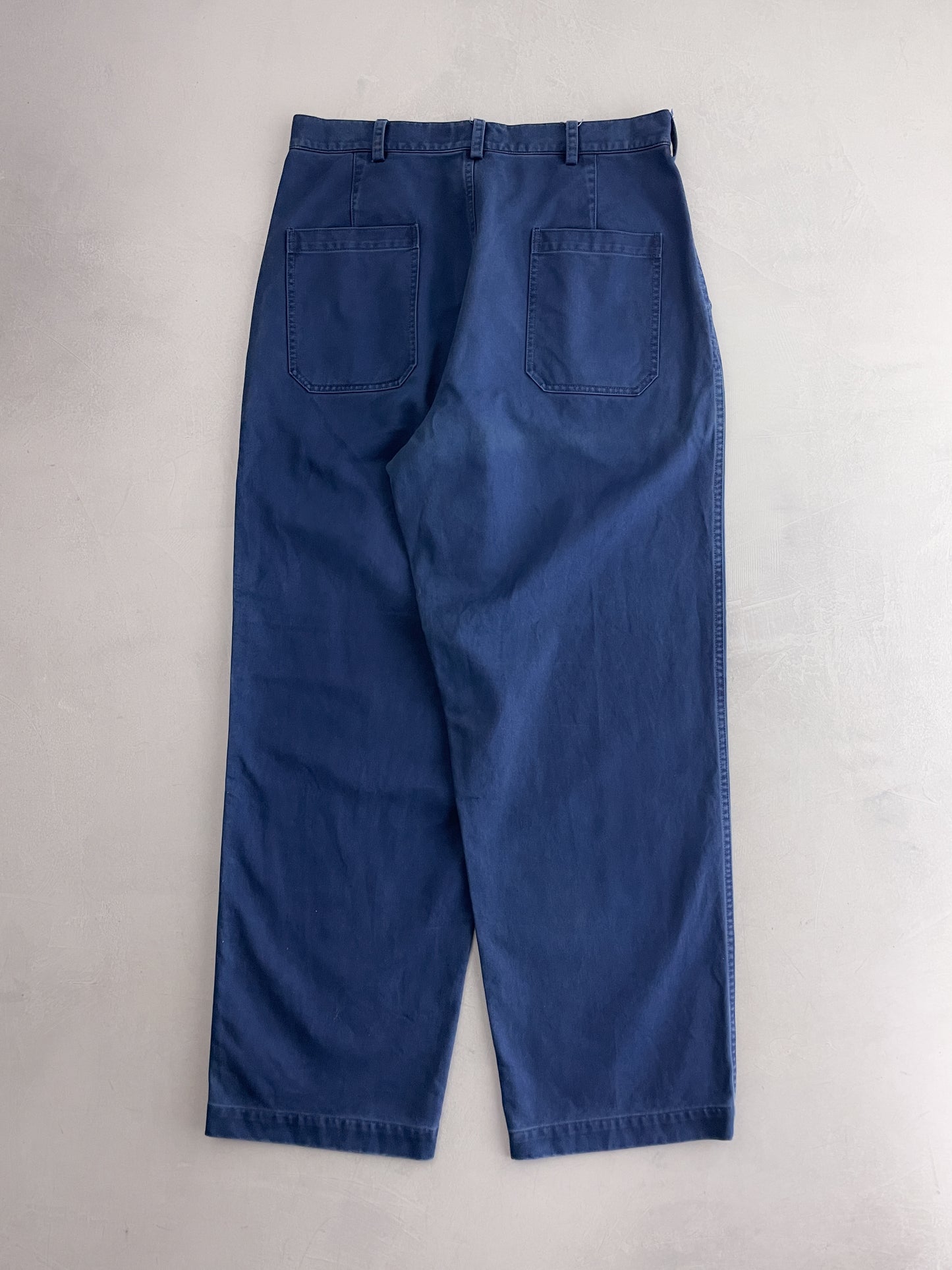 Indigo Dyed Work Pants [34"]