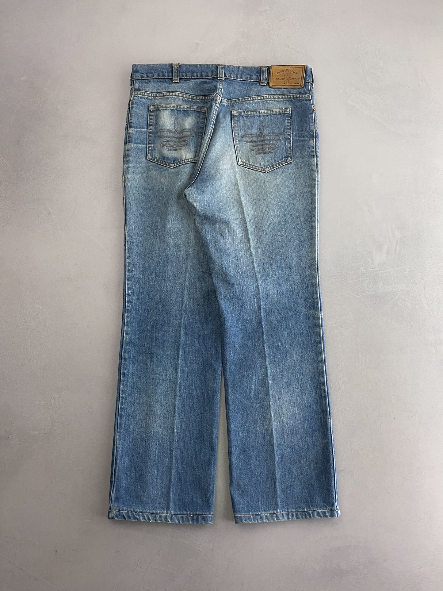 70's Ralph Lauren Polo Western Denim Jeans [32"]