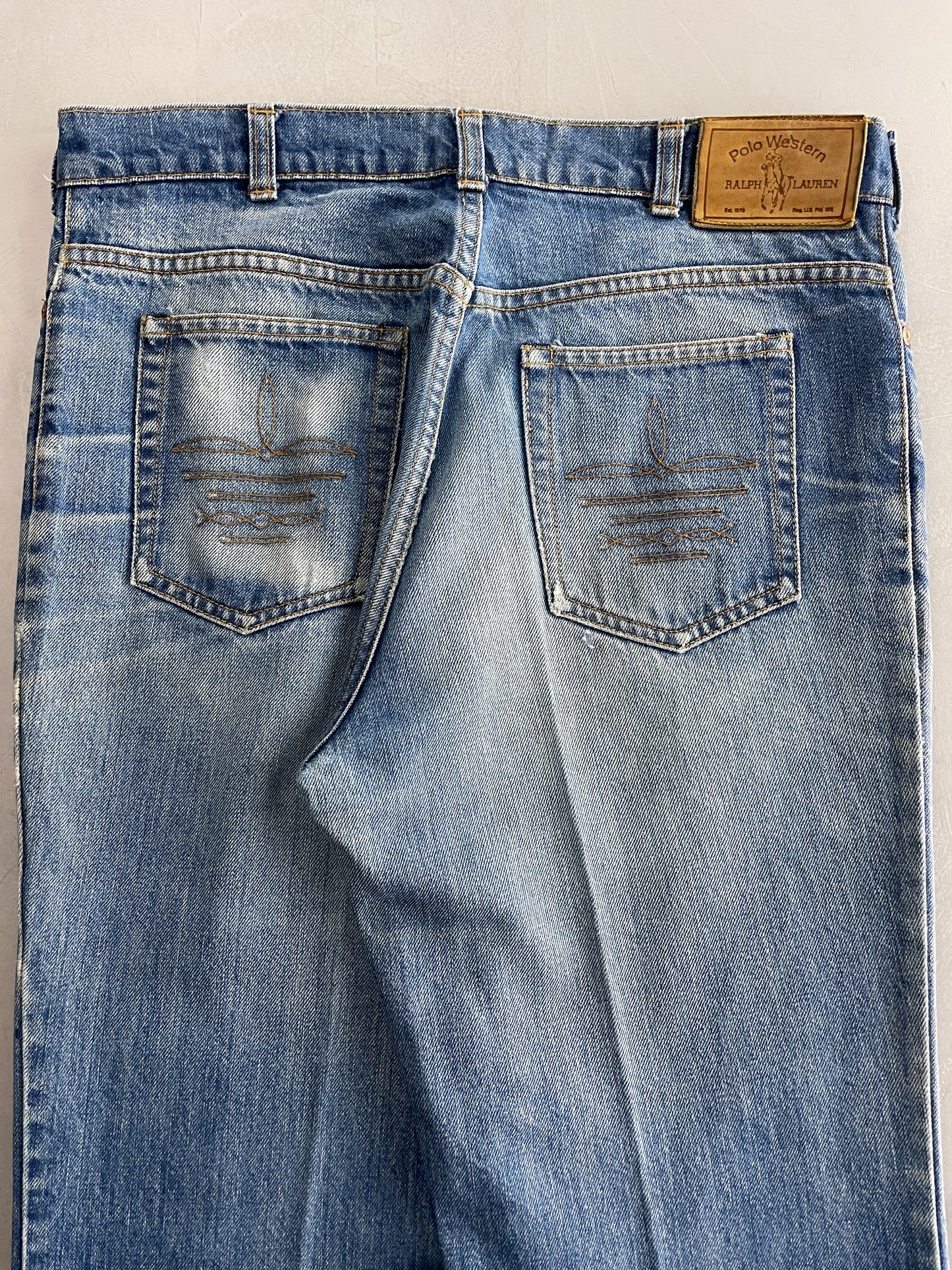 70's Ralph Lauren Polo Western Denim Jeans [32"]