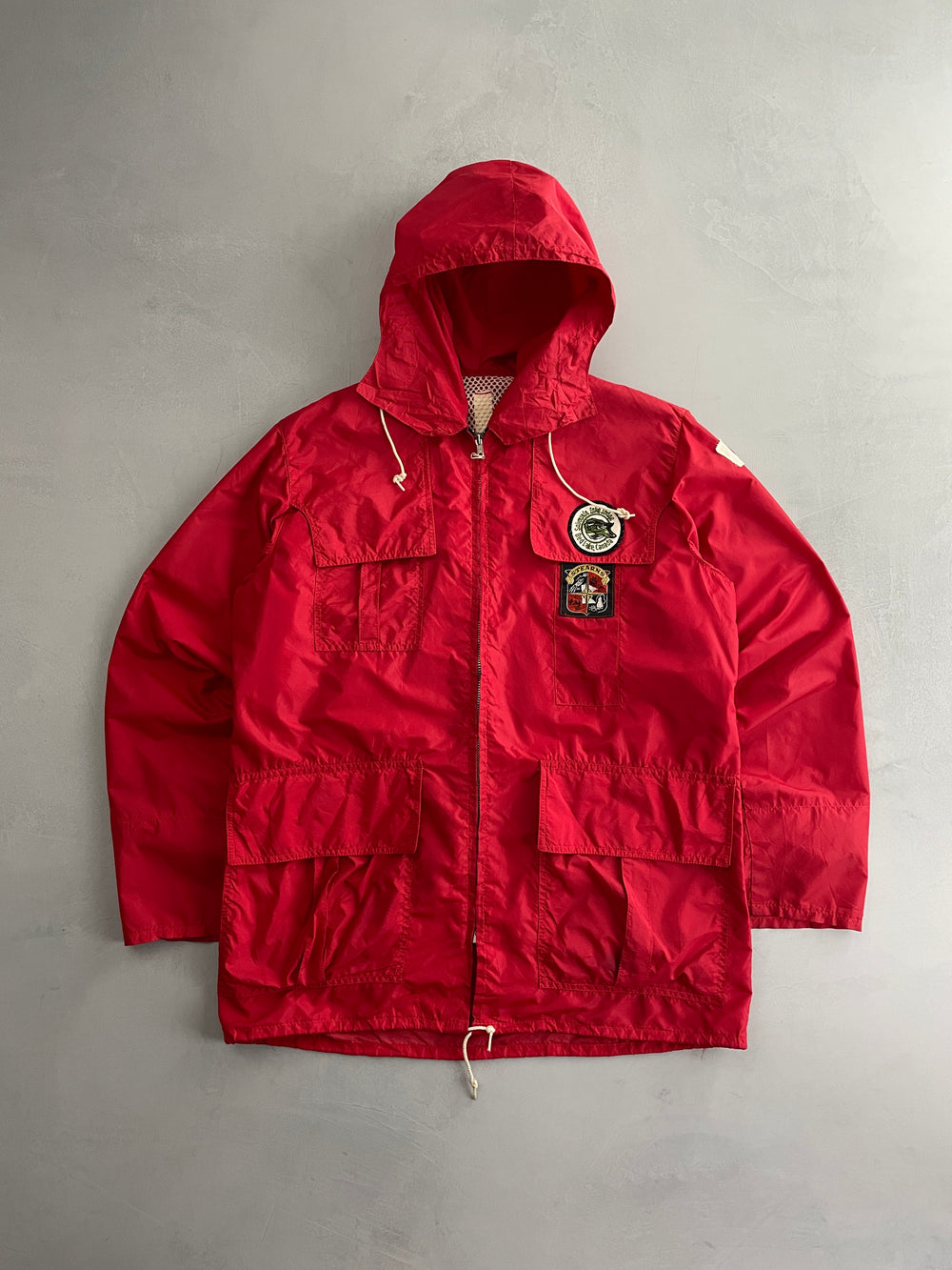 70's Red Lake Windbreaker [L]