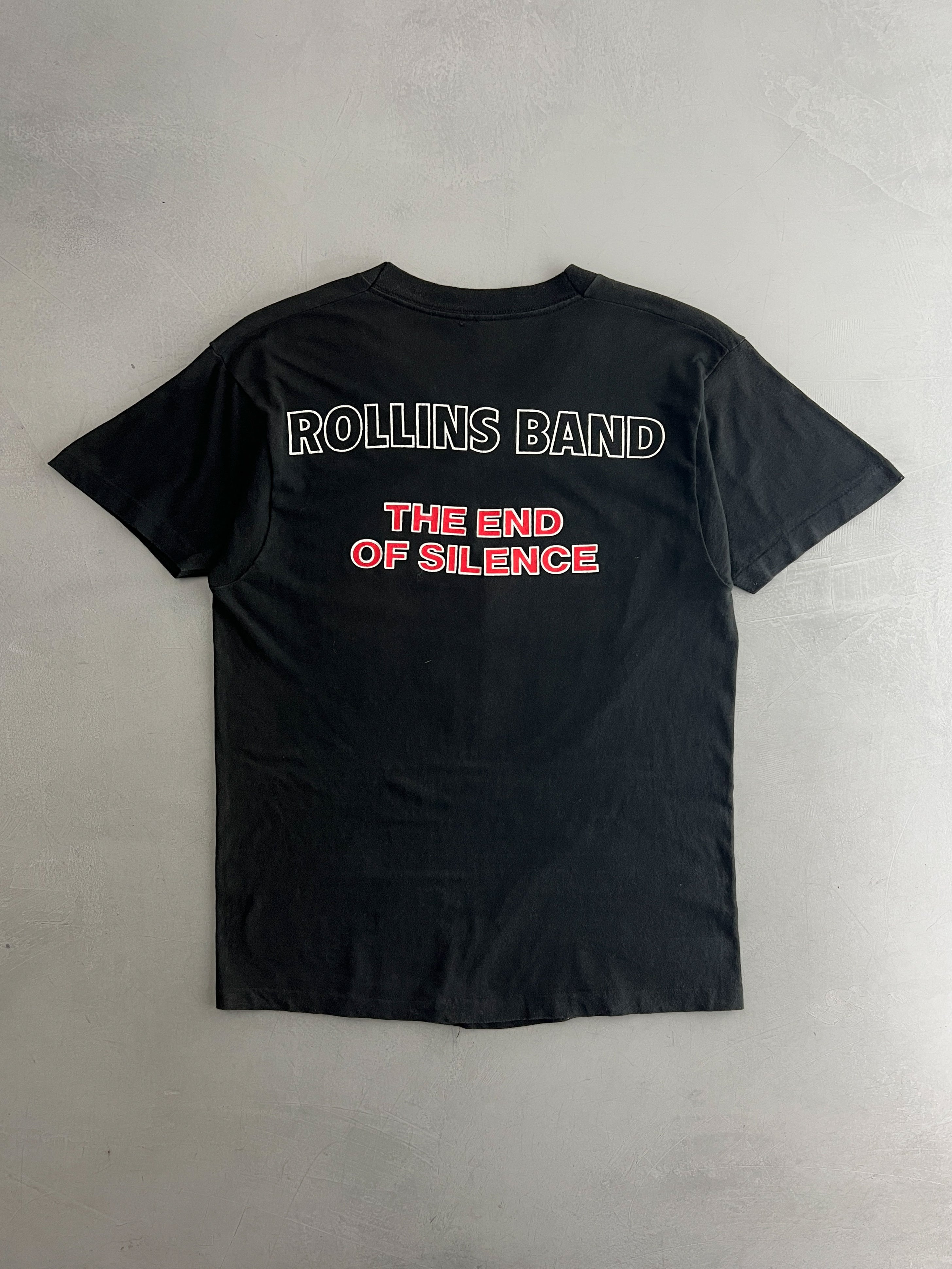 ROLLINS BAND　THE END OF SILENCE Tシャツ　黒　L Vintage 1992 Rollins Band The End Of Silence T-Shirt – Mills