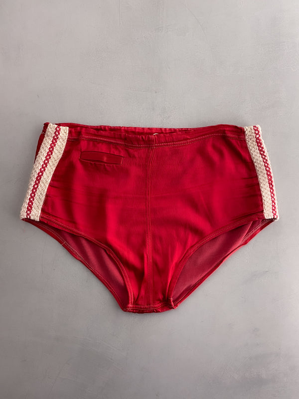 50's Rayon Swimming Trunks [28"-32"]