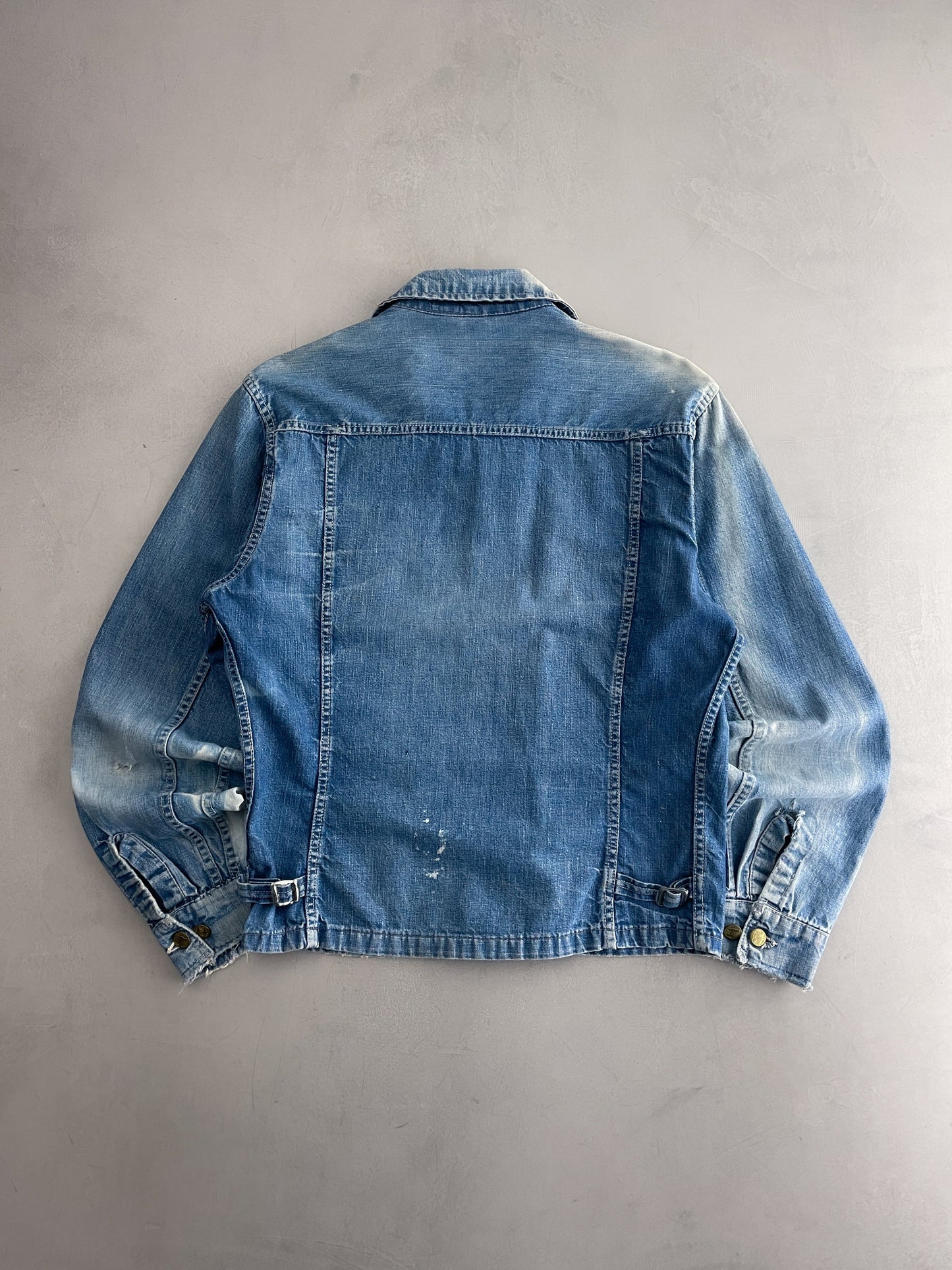 70's Union Made Big Smith Denim Engineer Jacket [L]