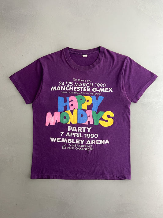 Rare '90 HAPPY MONDAYS Tee [L]