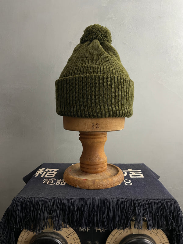 Knitted Beanie - Green