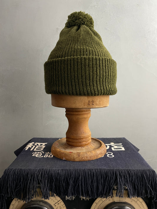 Knitted Beanie - Green