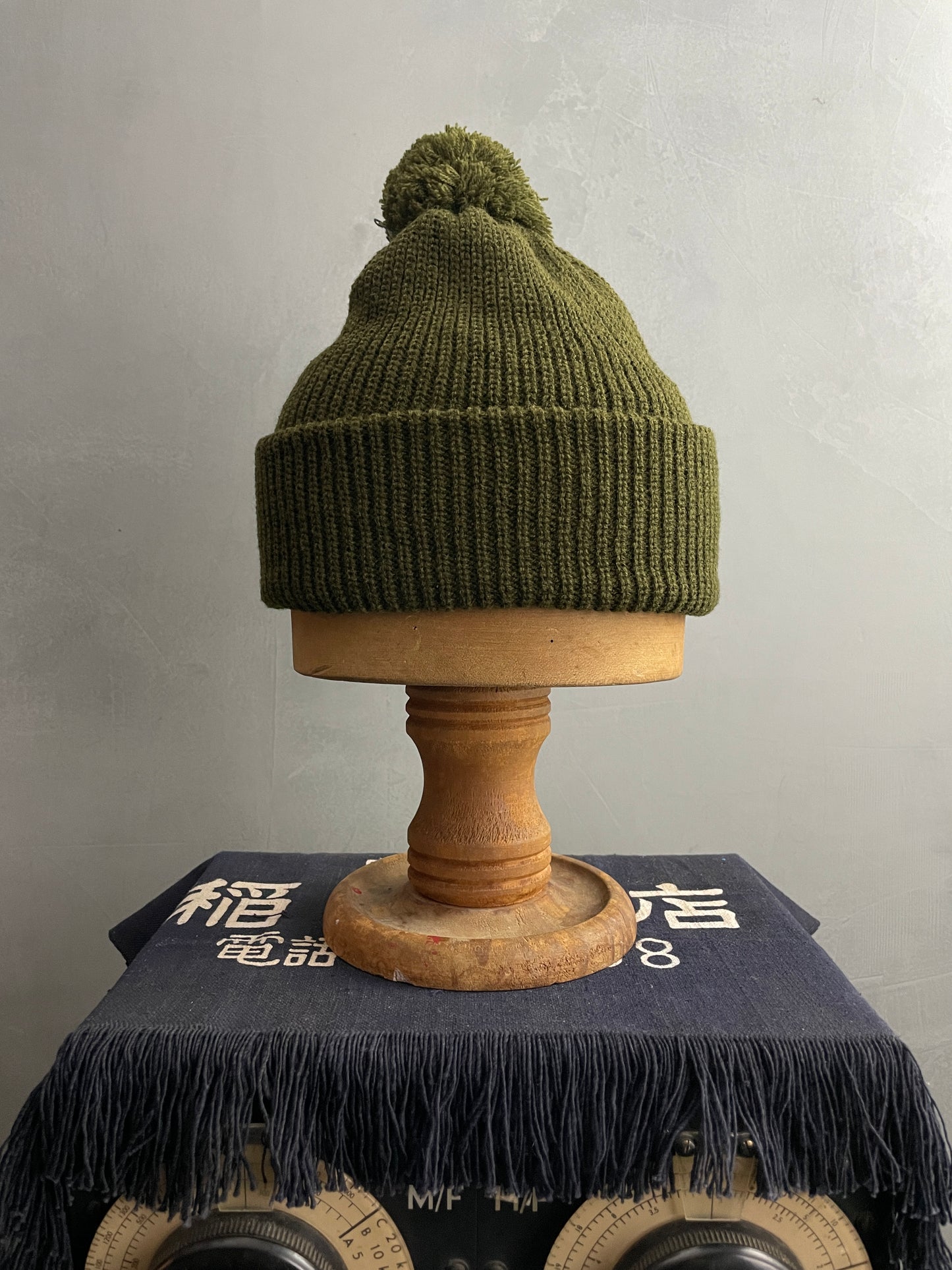 Knitted Beanie - Green