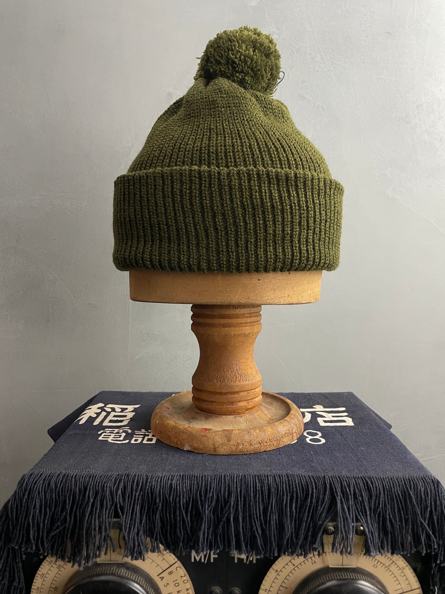 Knitted Beanie - Green