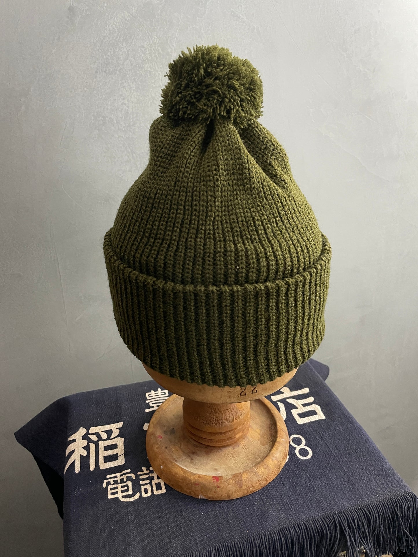 Knitted Beanie - Green