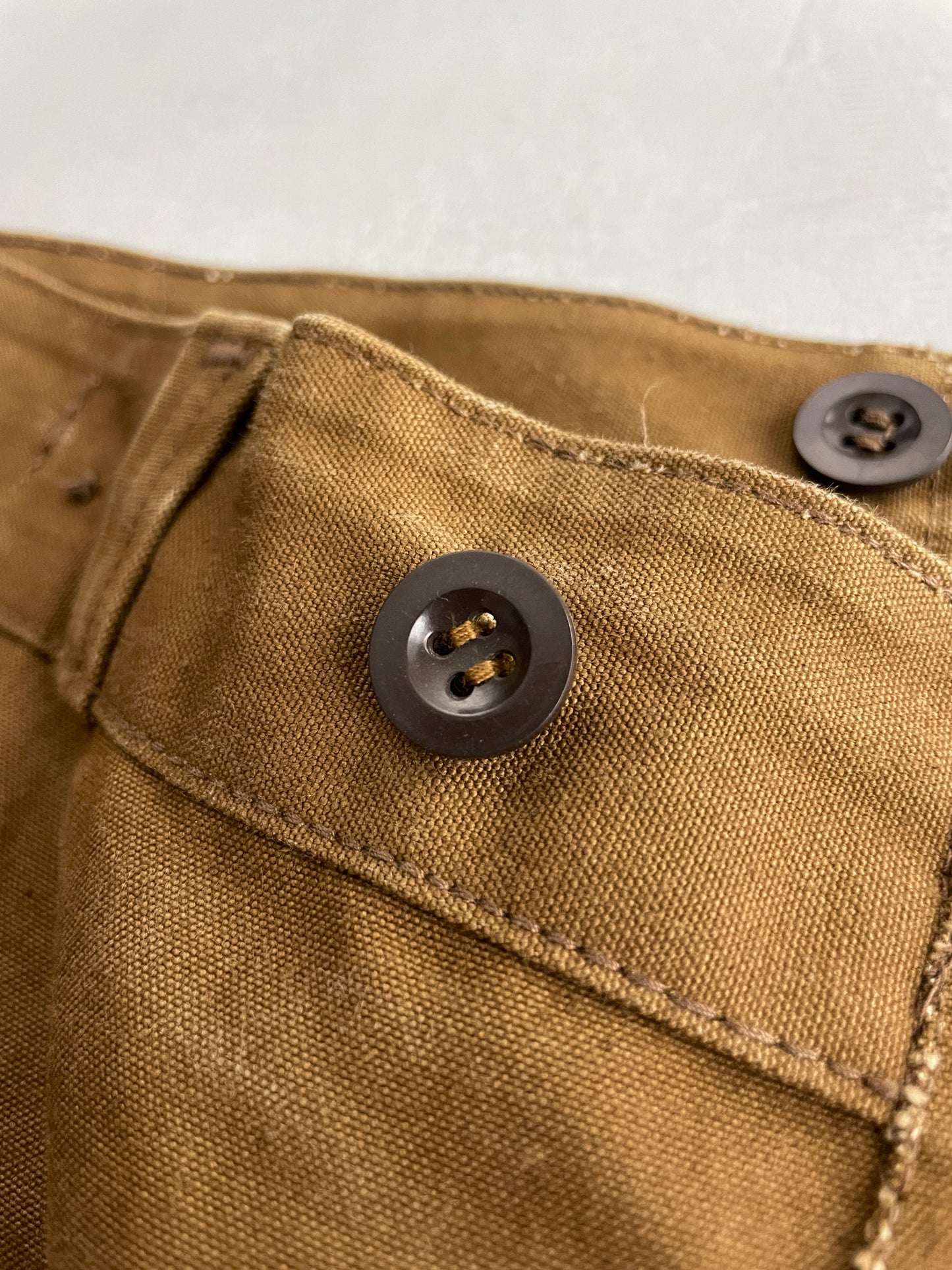 40's French Buckle-Back Rail-Road Pants [34"]
