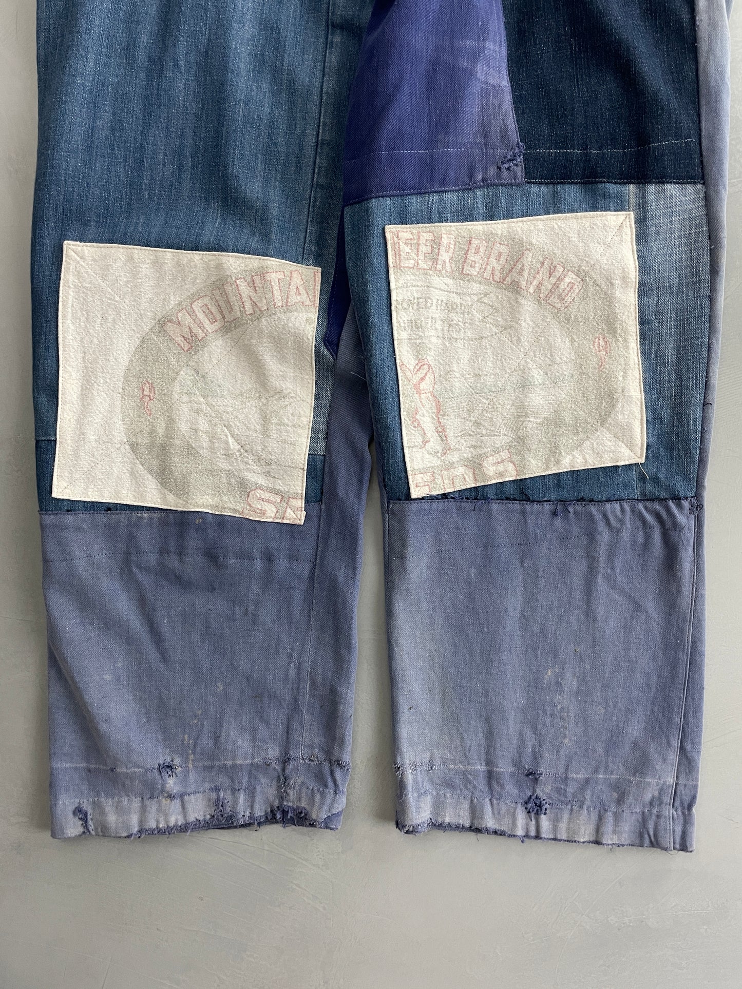 Patch/Repaired French Work Pants [35"]