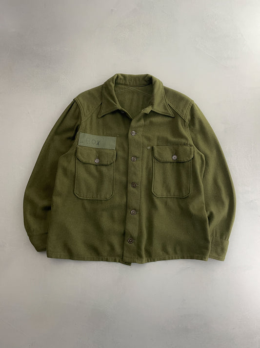 50's U.S. Army Wool Shirt [L]