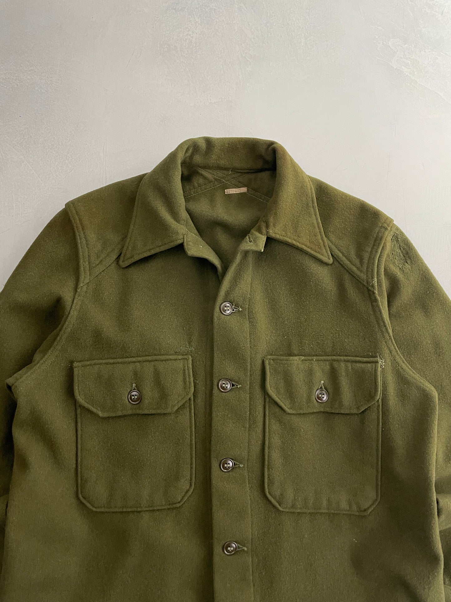 50's U.S. Army Wool Shirt [L]