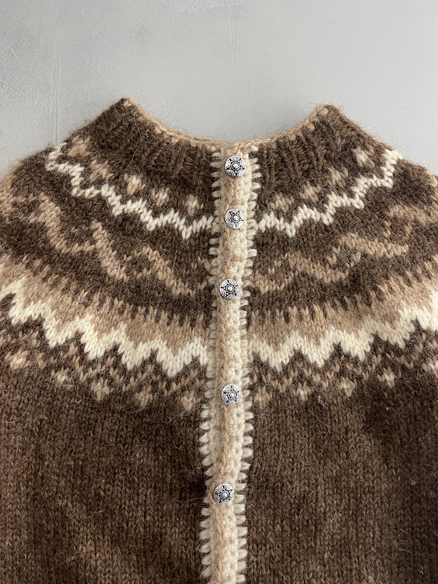 Hand-Knitted Scandinavian Cardigan [M]