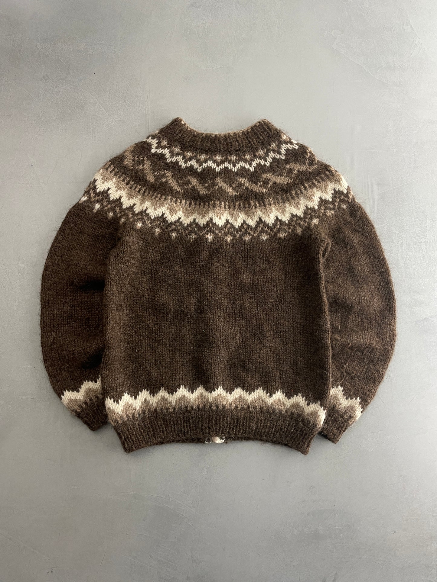 Hand-Knitted Scandinavian Cardigan [M]