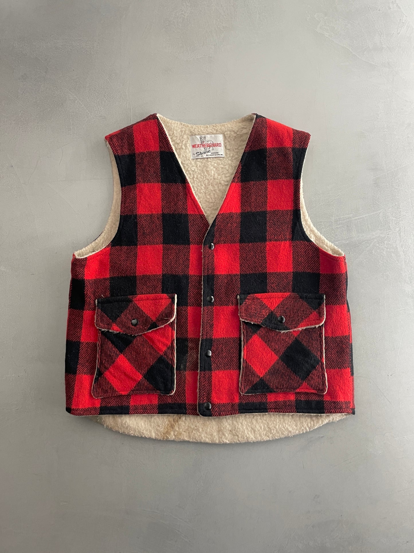 Weatherguard Buffalo Plaid Vest [XL]