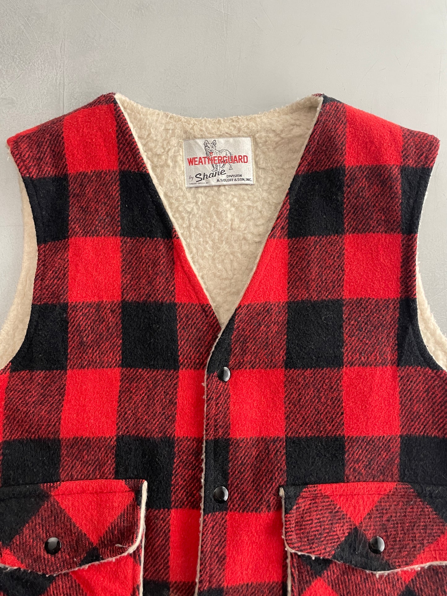 Weatherguard Buffalo Plaid Vest [XL]