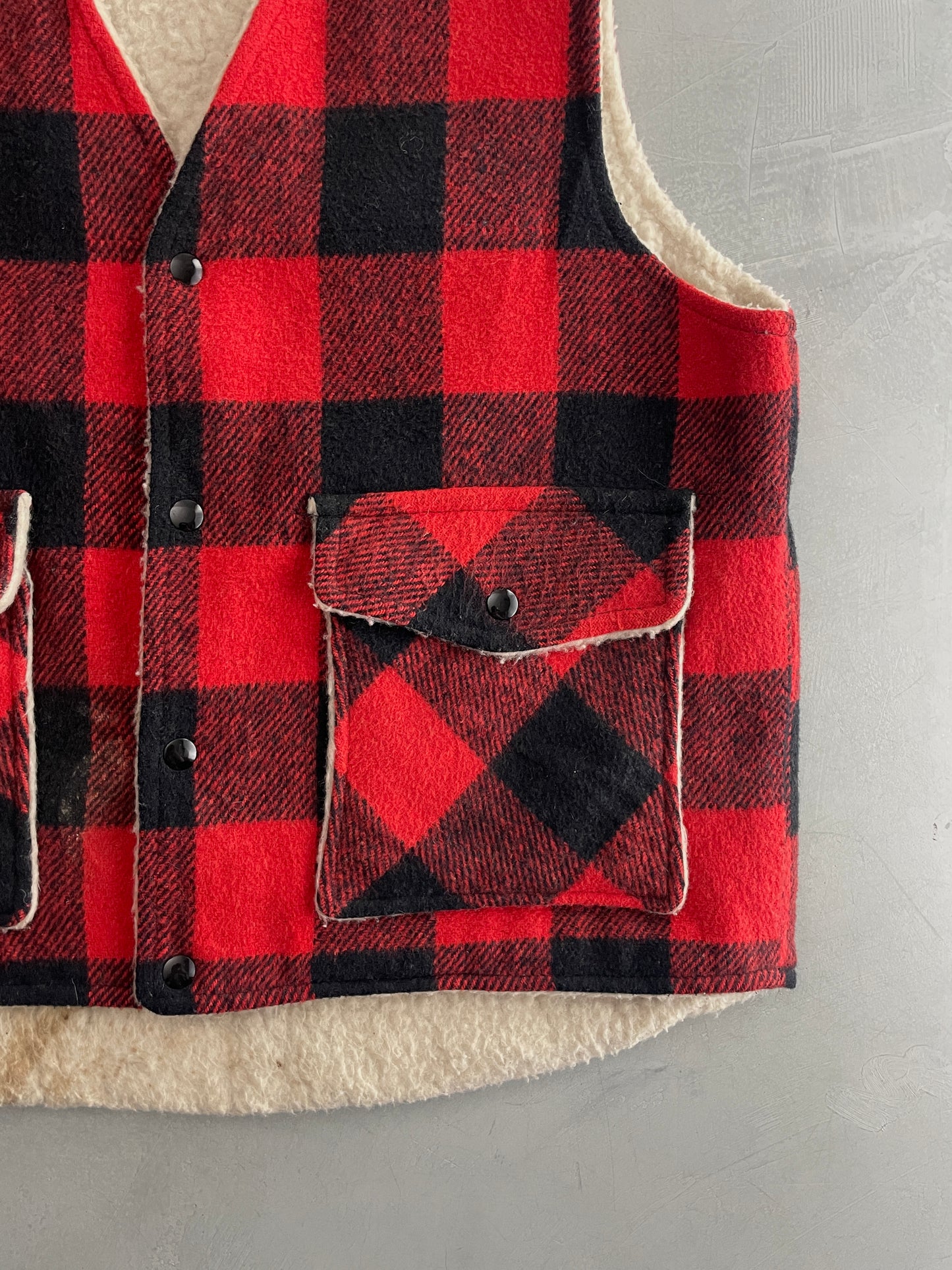 Weatherguard Buffalo Plaid Vest [XL]