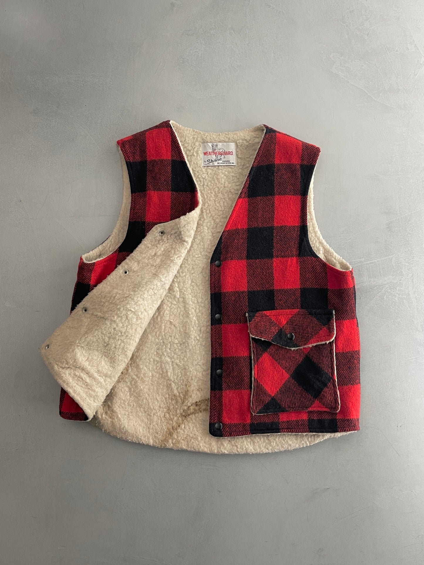 Weatherguard Buffalo Plaid Vest [XL]