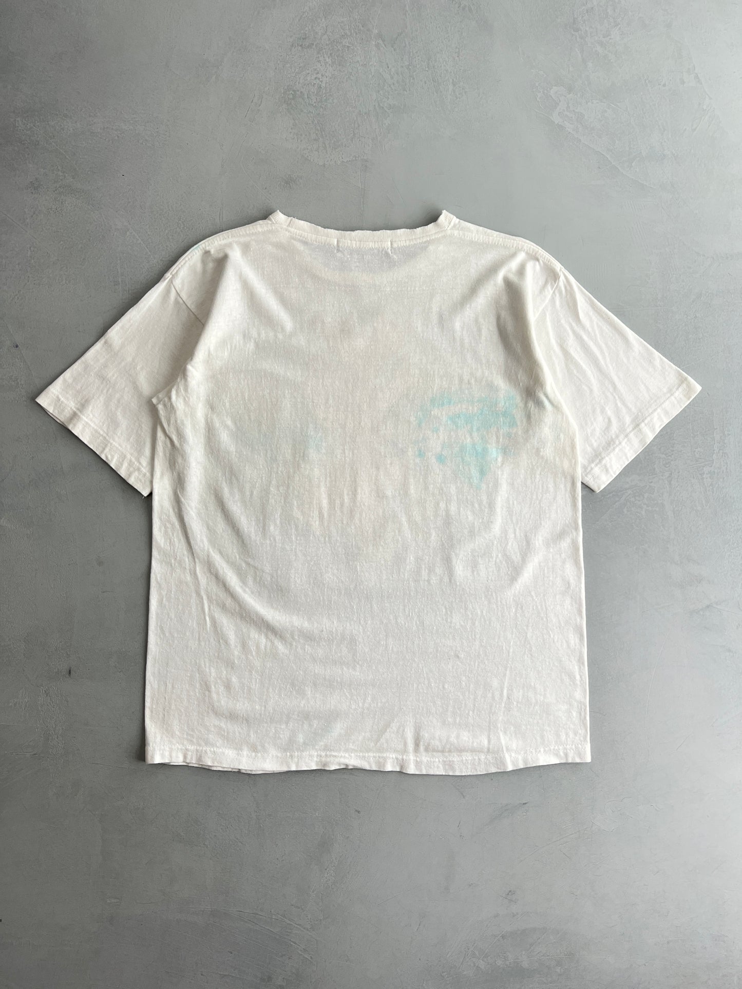 90's Hand Sewn Fish Tee [L]