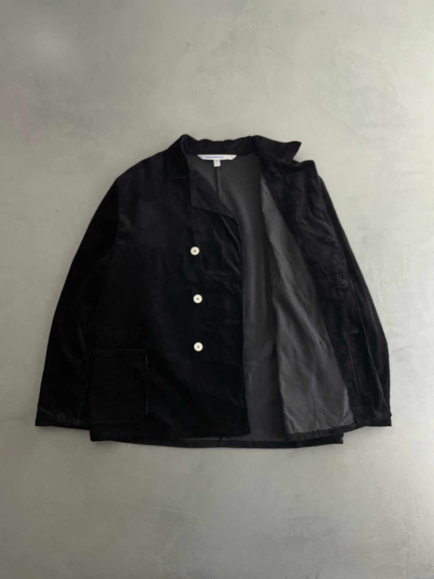 Double Breasted Cord Work Coat [L/XL]