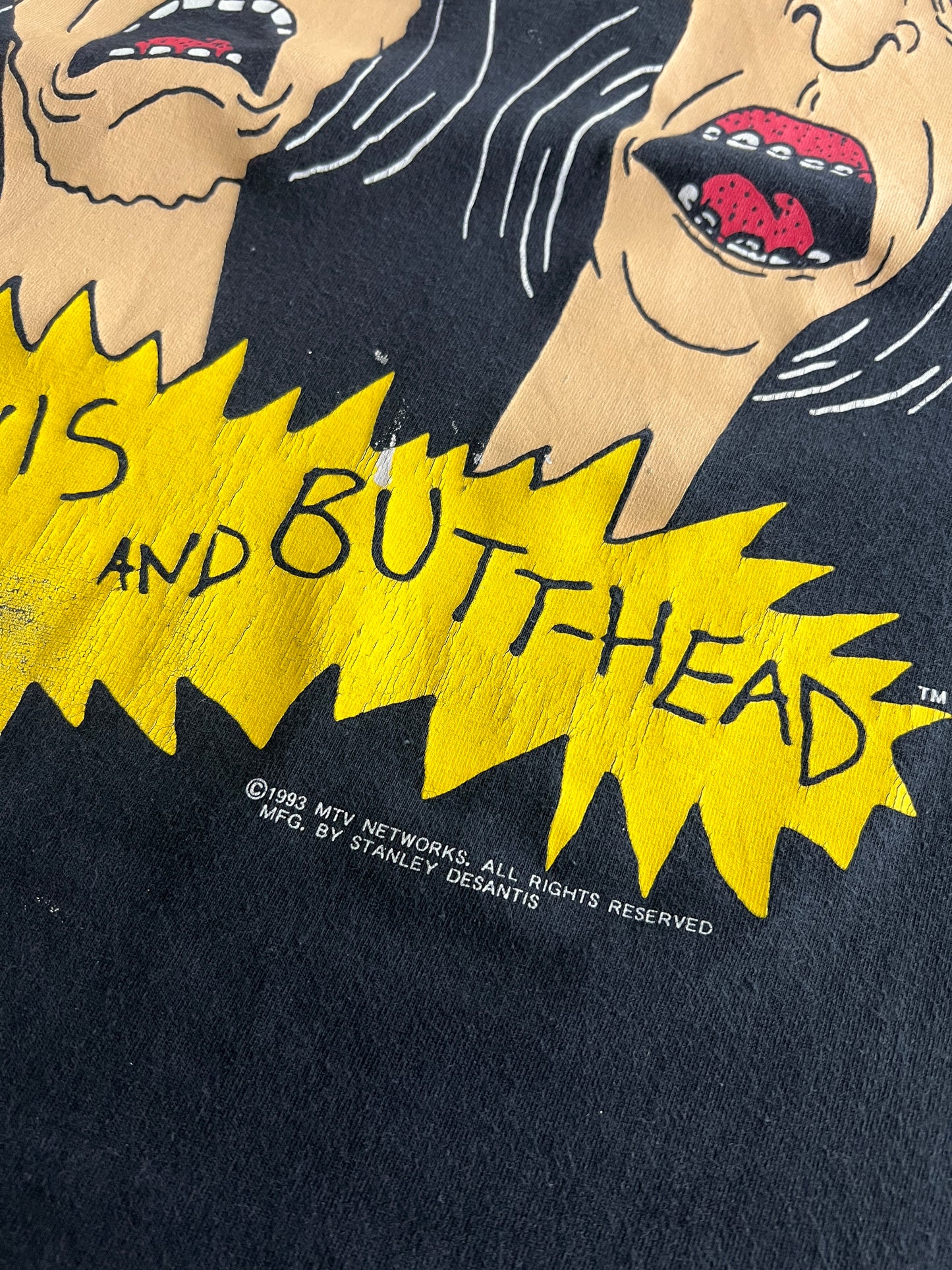 '93 MTV's Beavis And Butthead Tee [XL]