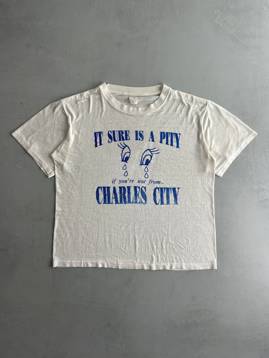 80's Paper Thin 'It Sure Is A Pity' Tee [L]