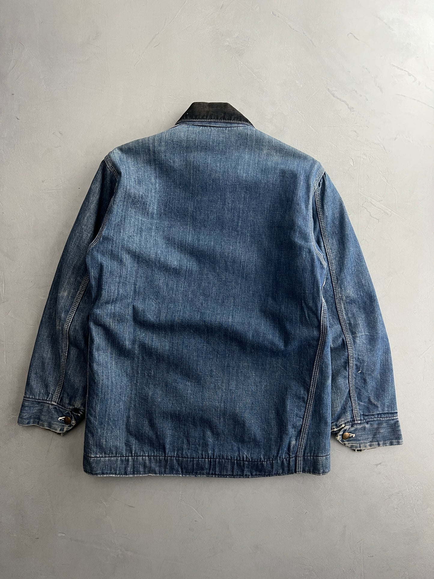 60's Sears Blanket Lined Denim Chore Jacket [M]