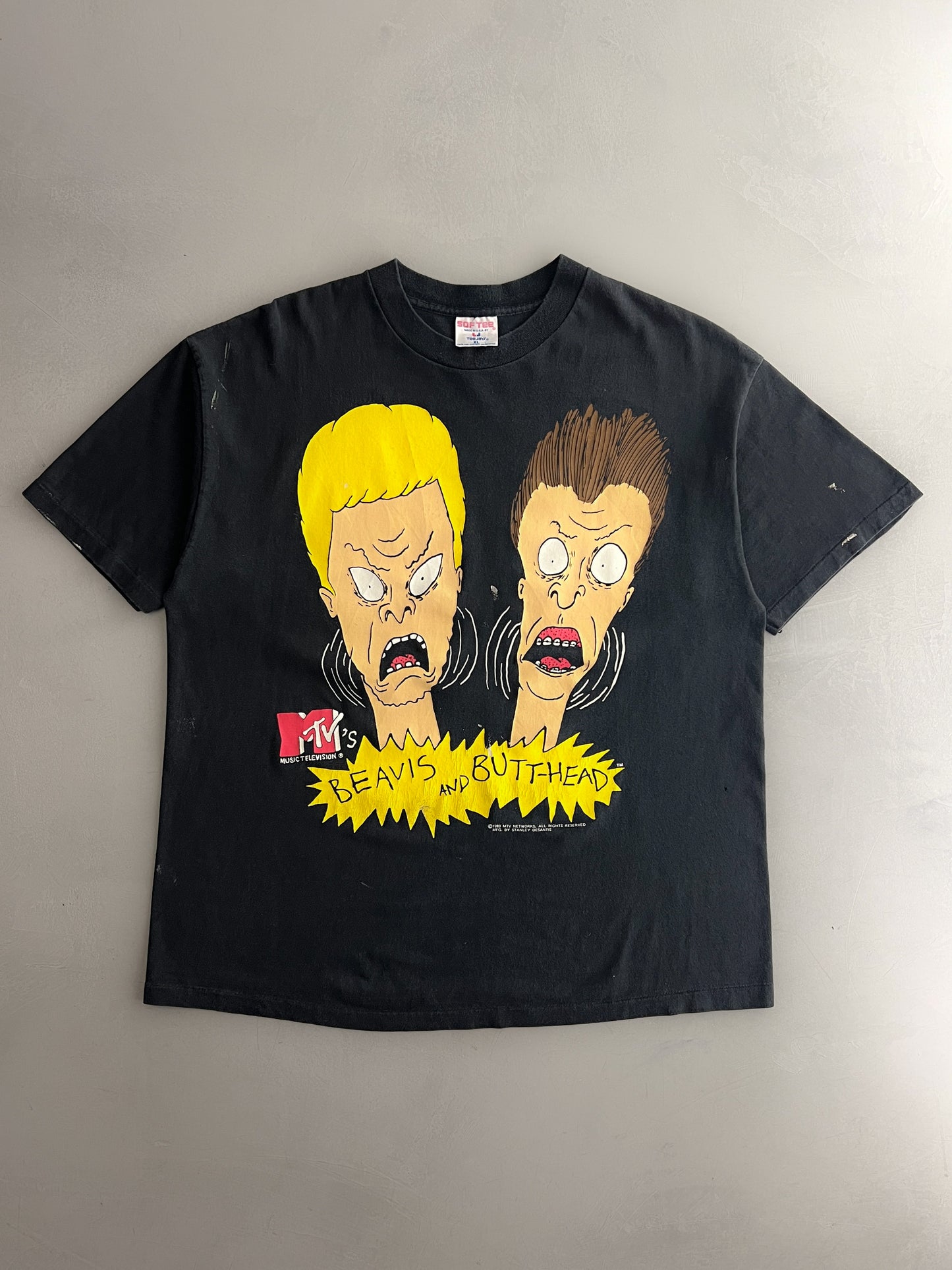 '93 MTV's Beavis And Butthead Tee [XL]