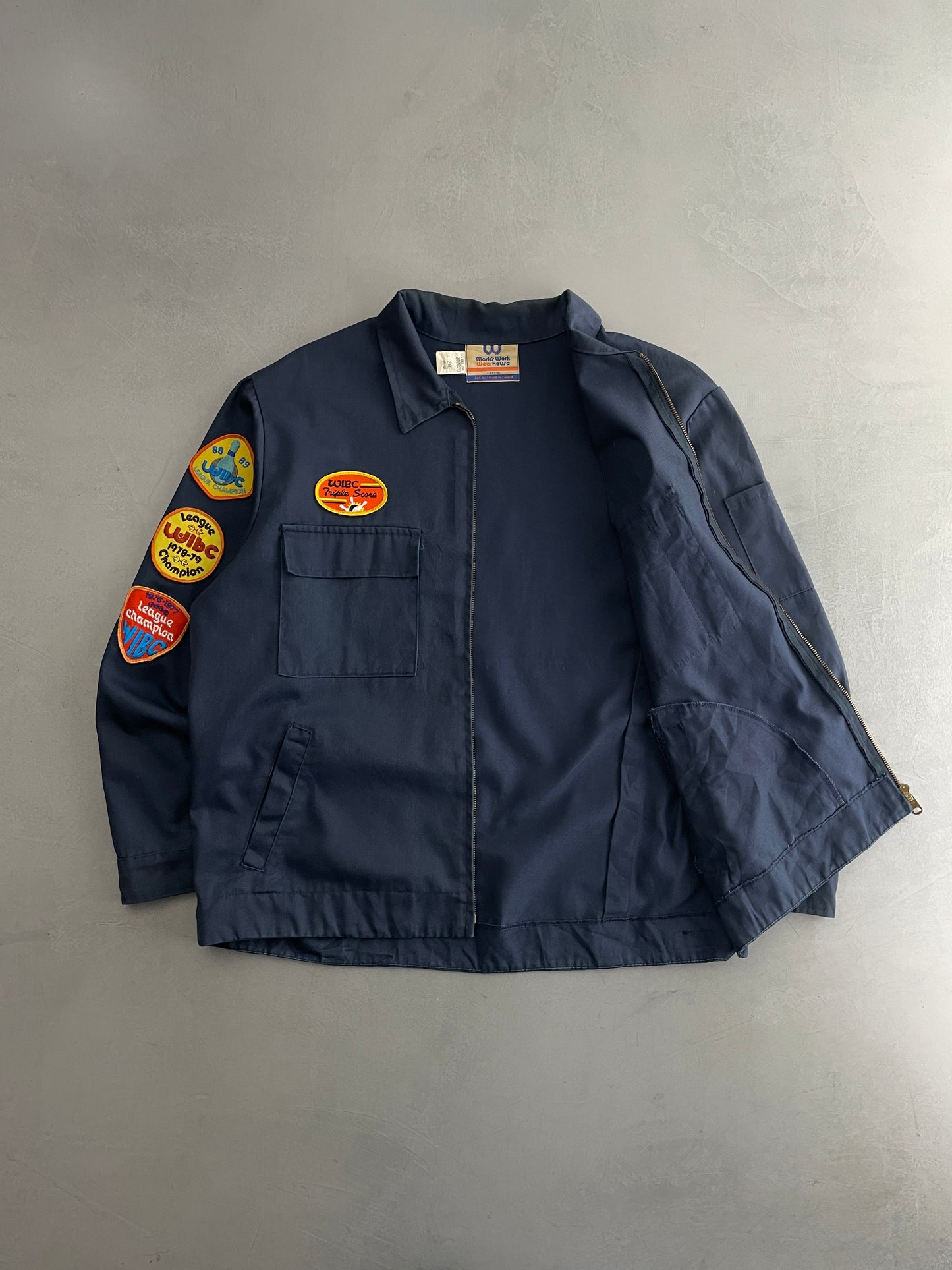 Bowling Patched Mechanic Jacket [XL/XXL]