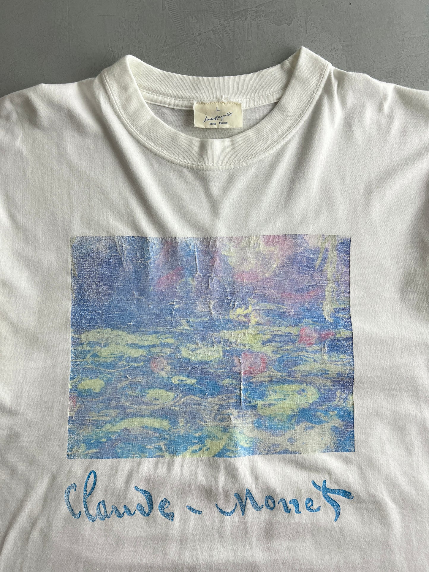 90's Claude Monet Tee [L]