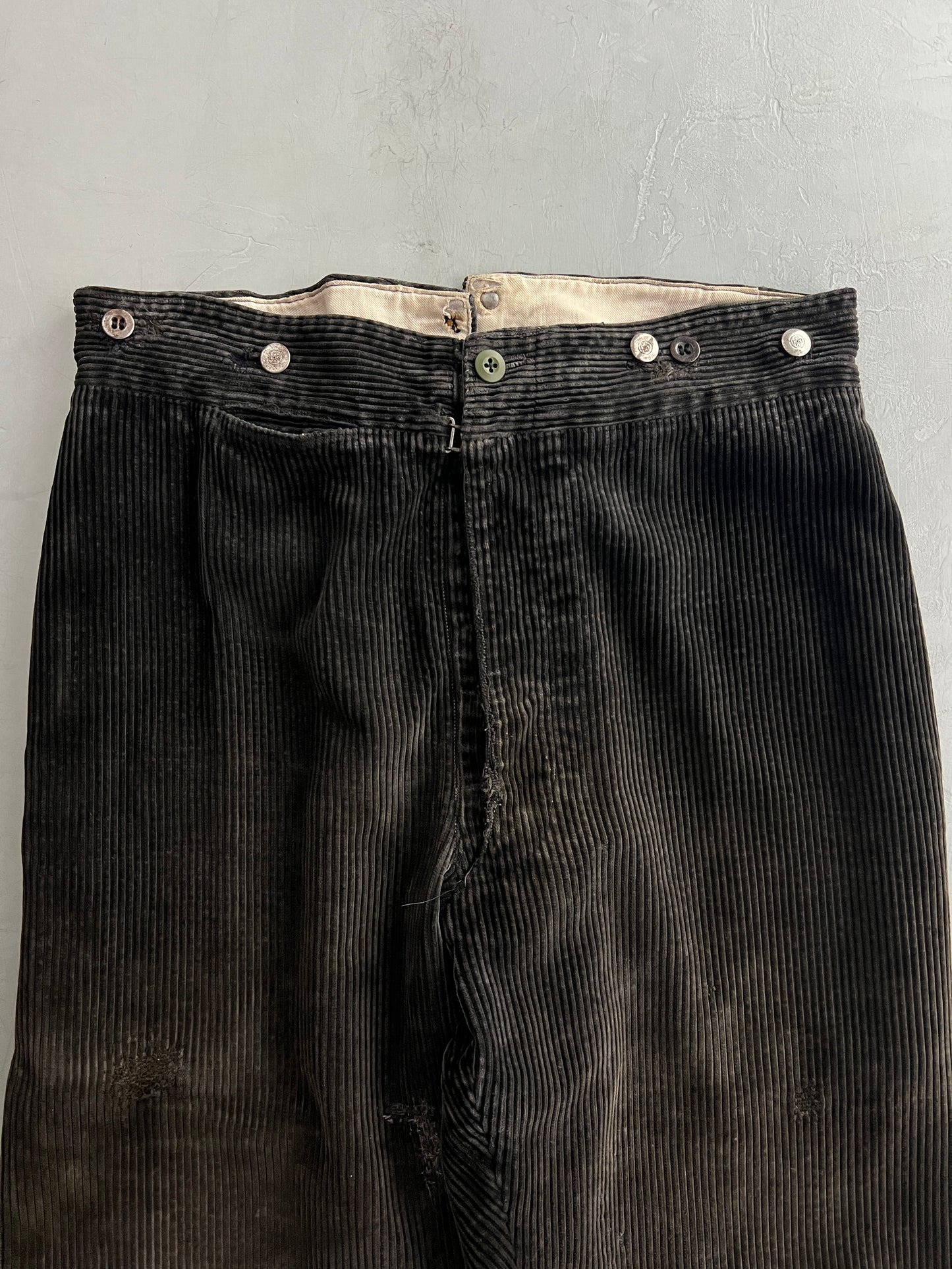 40's French Buckle Back Work Pants [35"]