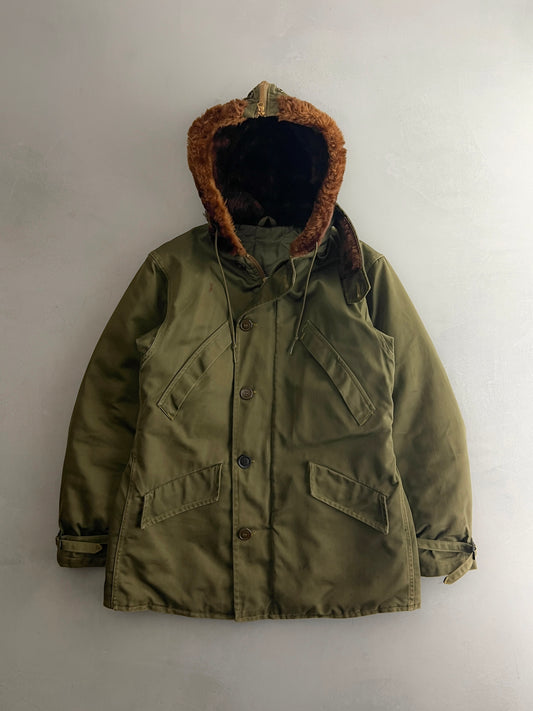50's U.S. Military Coat w Fur Hood [M]