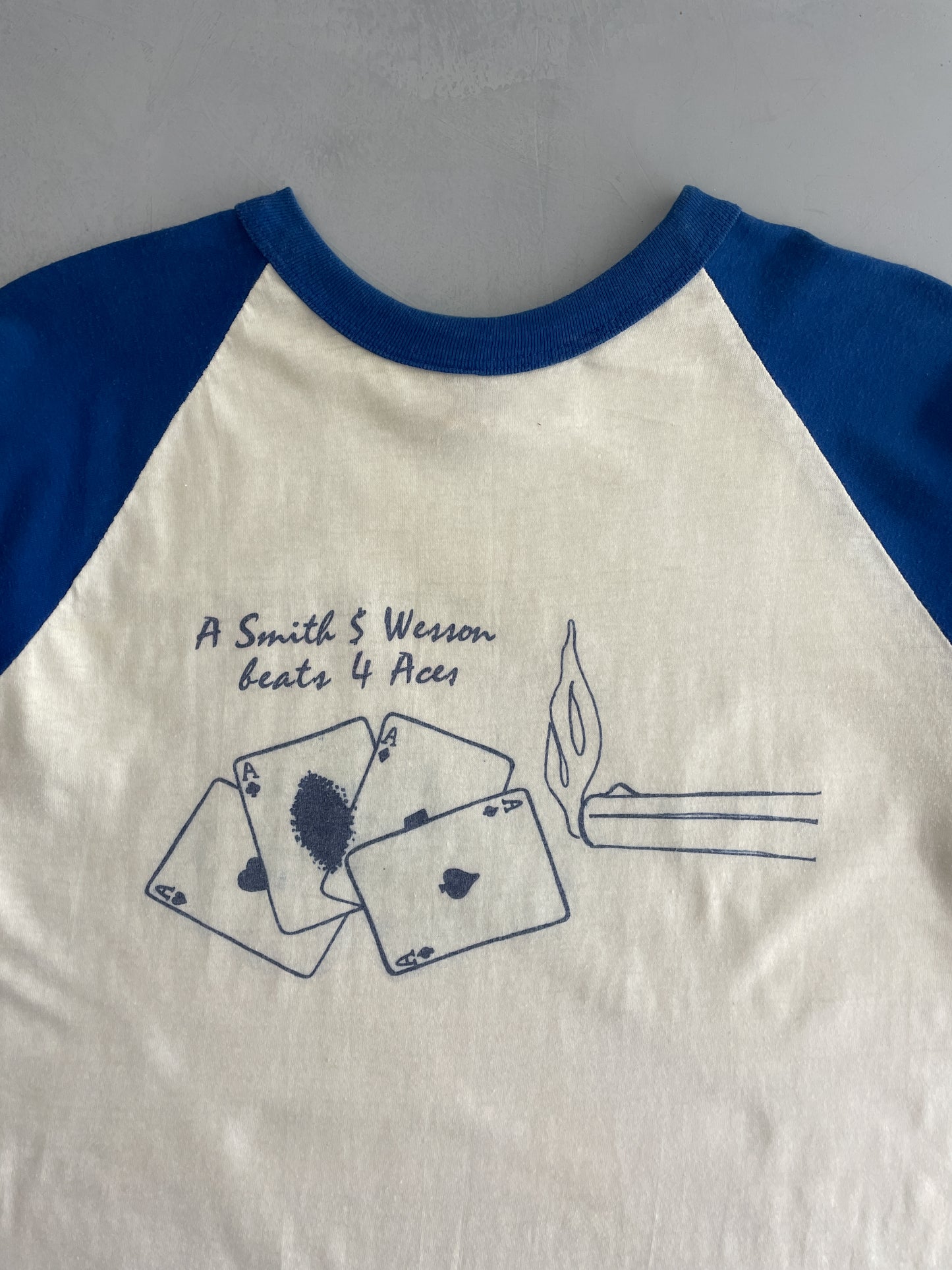 'A Smith & Wesson Beats 4 Aces' Raglan [L]