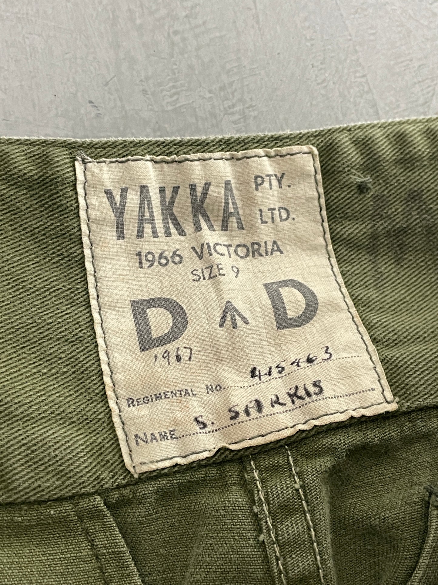 60's Aus Army Ghurka Pants [32"]