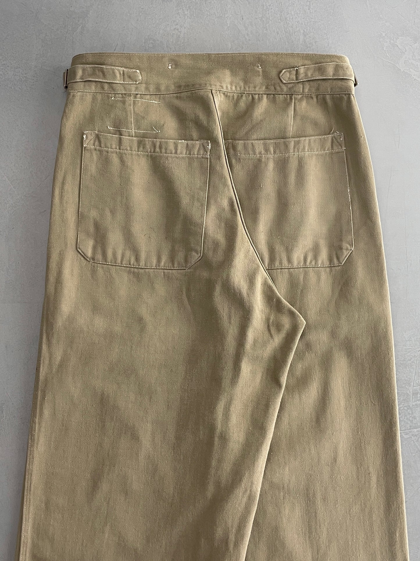 50's Aus Military Press Stud Pants [30"]