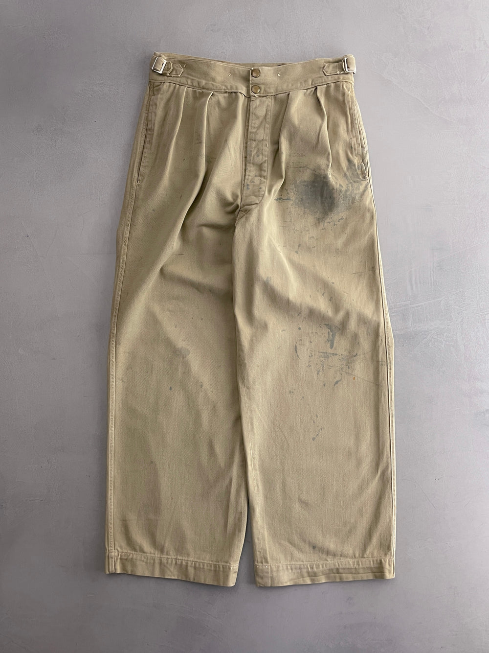 50's Aus Military Press Stud Pants [30"]