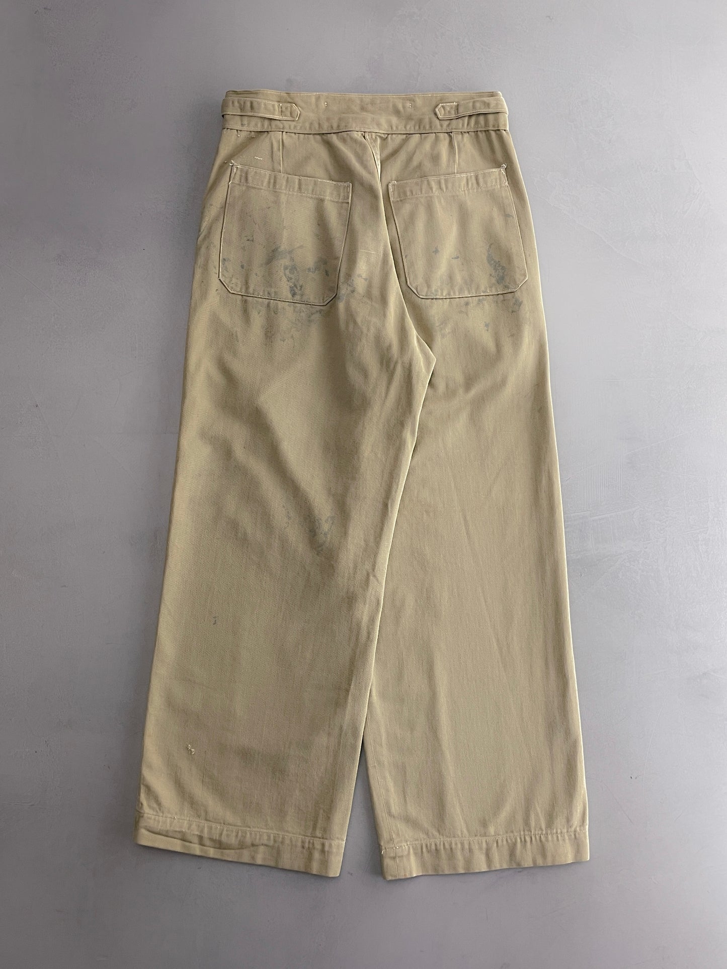 50's Aus Military Press Stud Pants [30"]