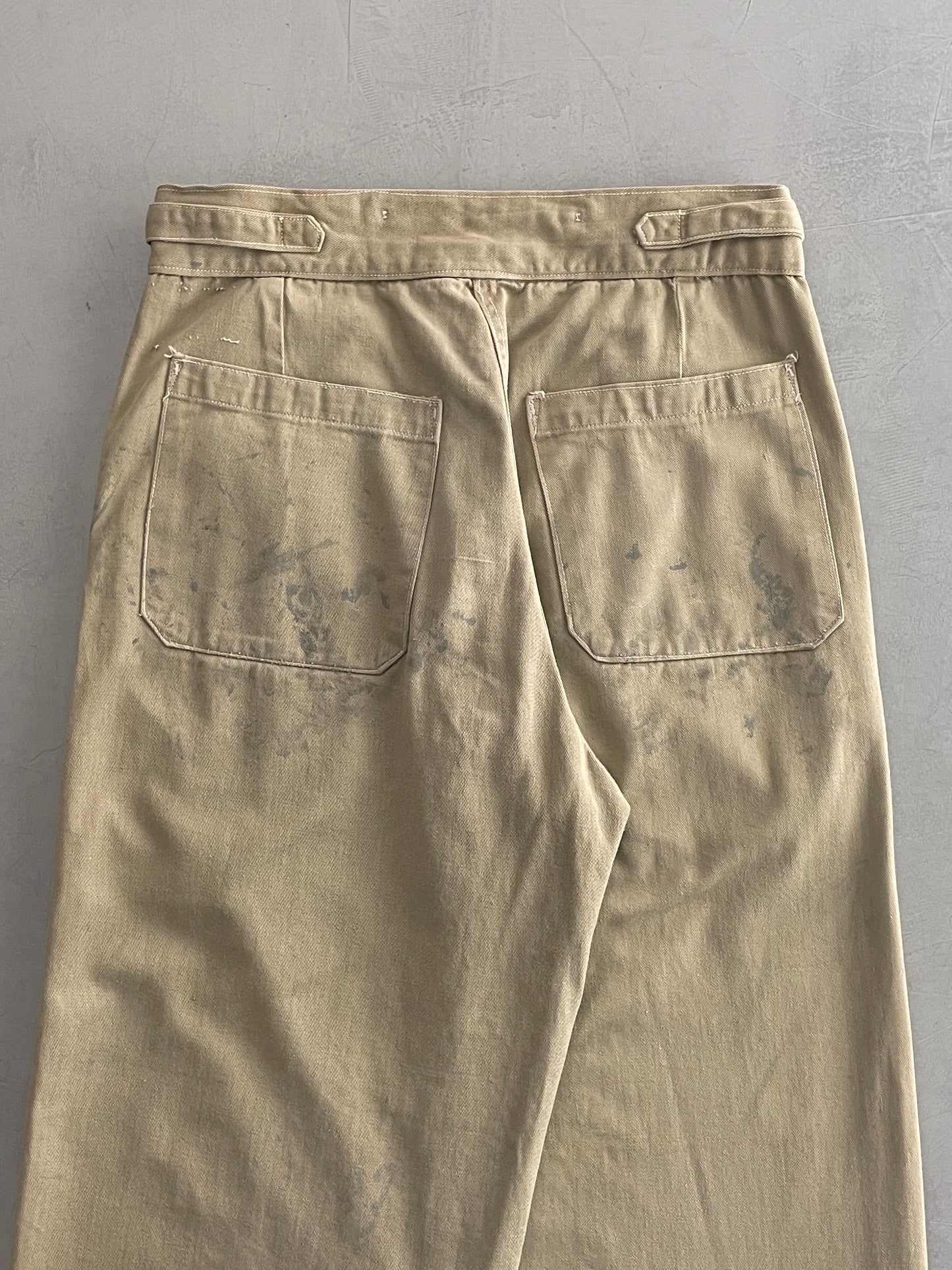 50's Aus Military Press Stud Pants [30"]