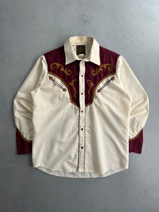 Pearl Snap Western Shirt [M]