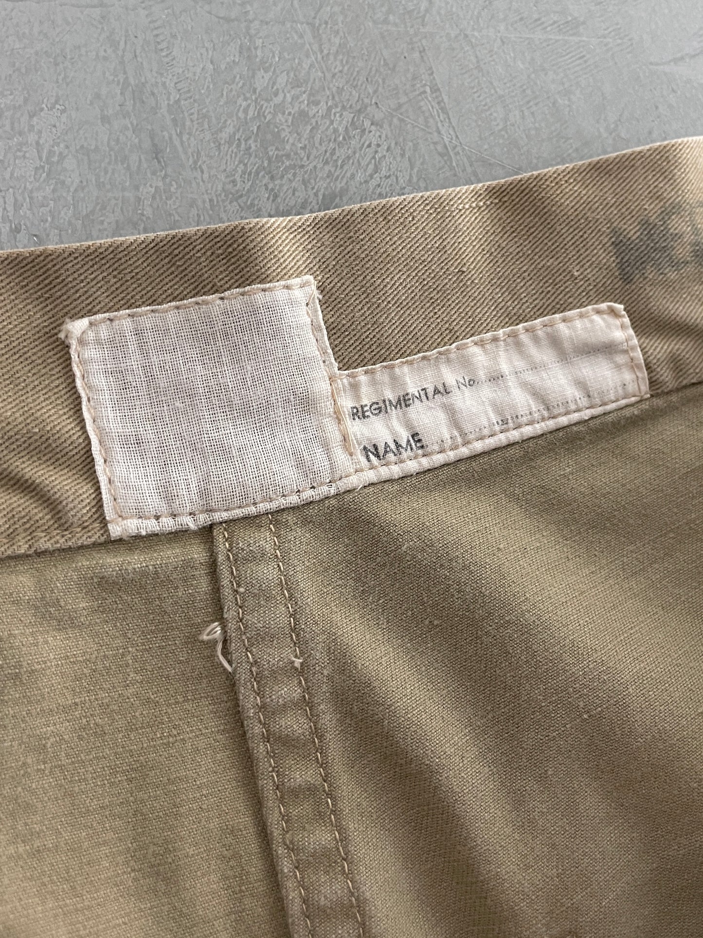 50's Aus Military Press Stud Pants [32"]