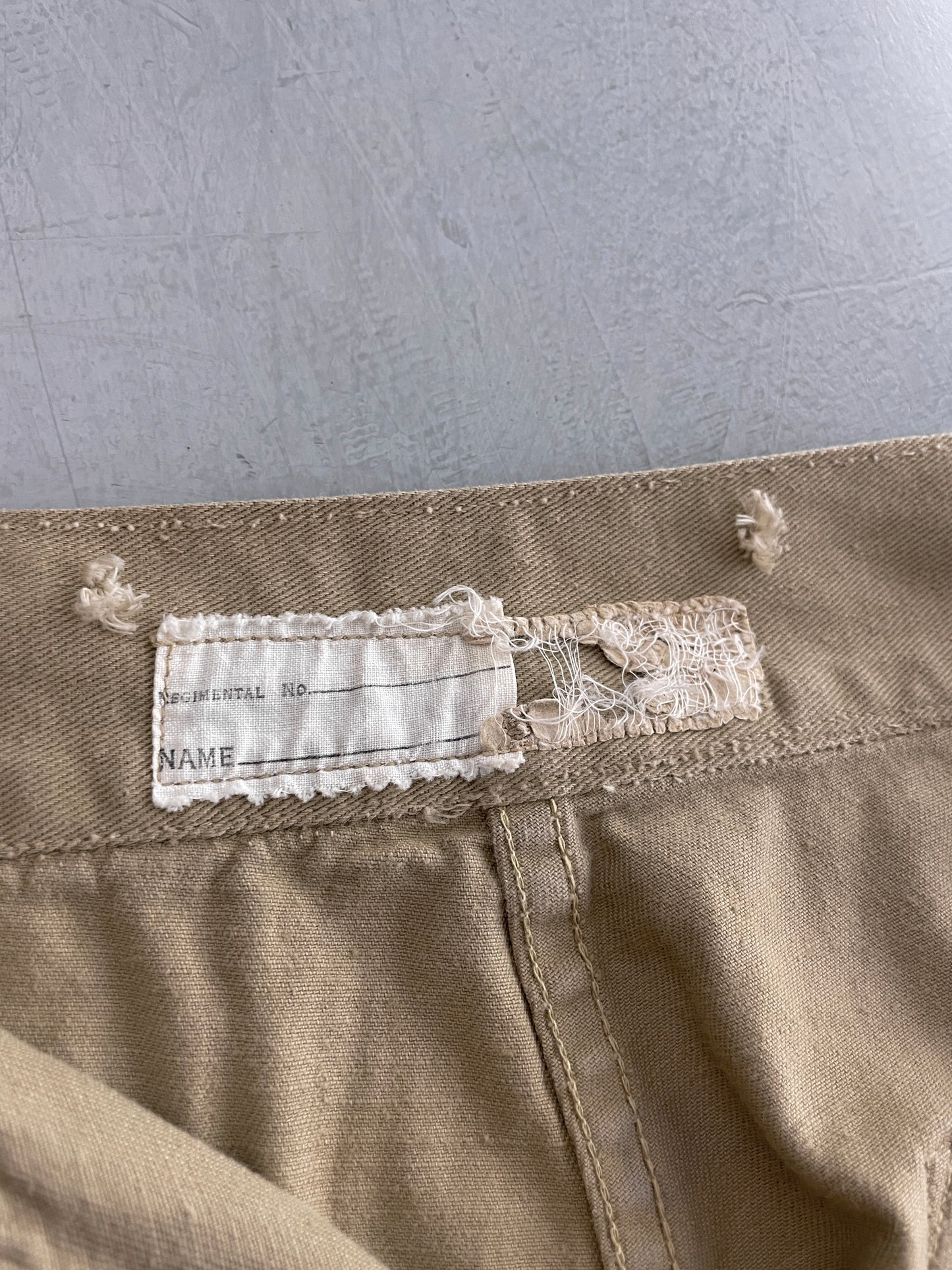 50's Aus Military Press Stud Pants [36"]