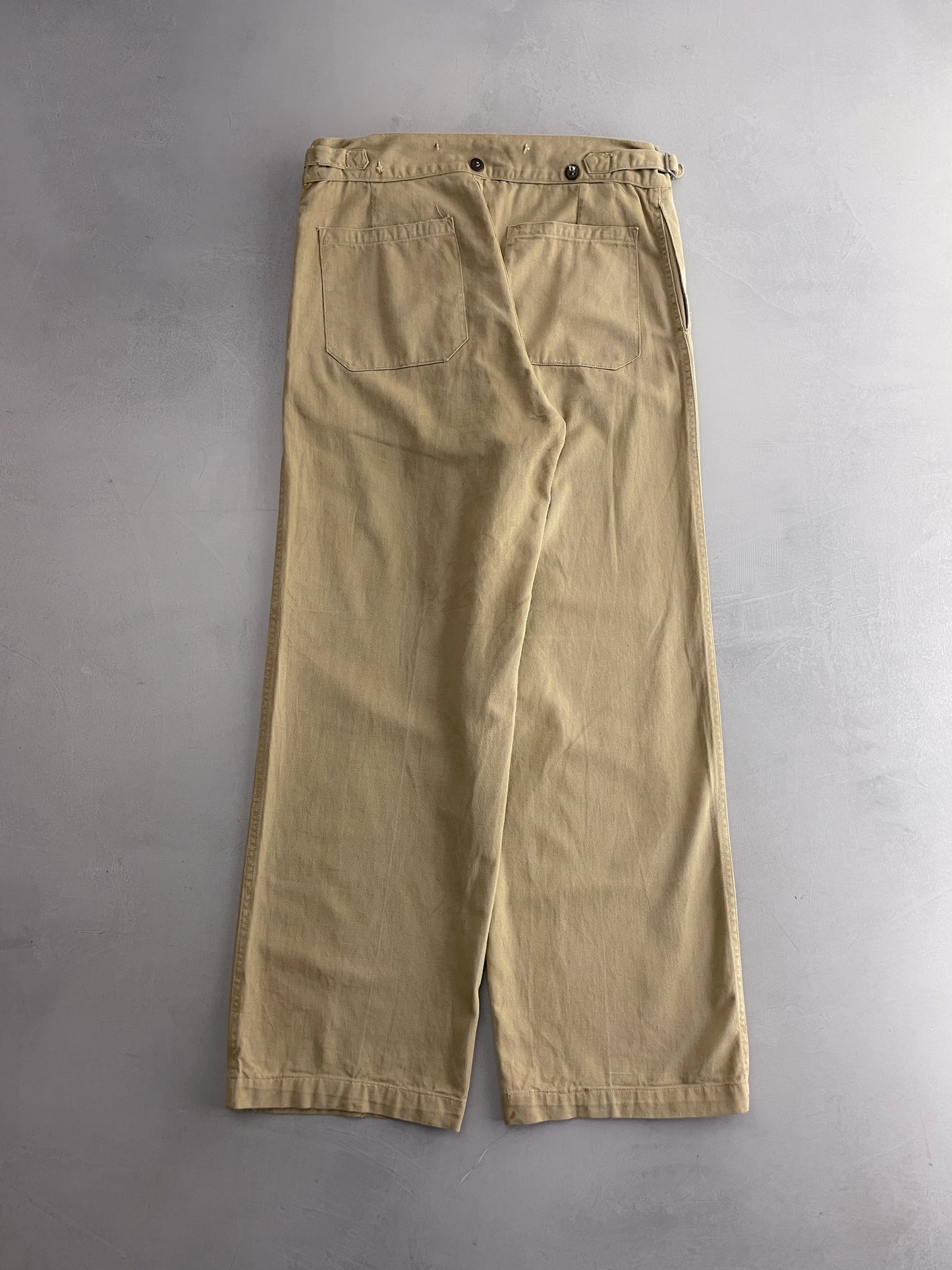 50's Aus Military Press Stud Pants [36"]