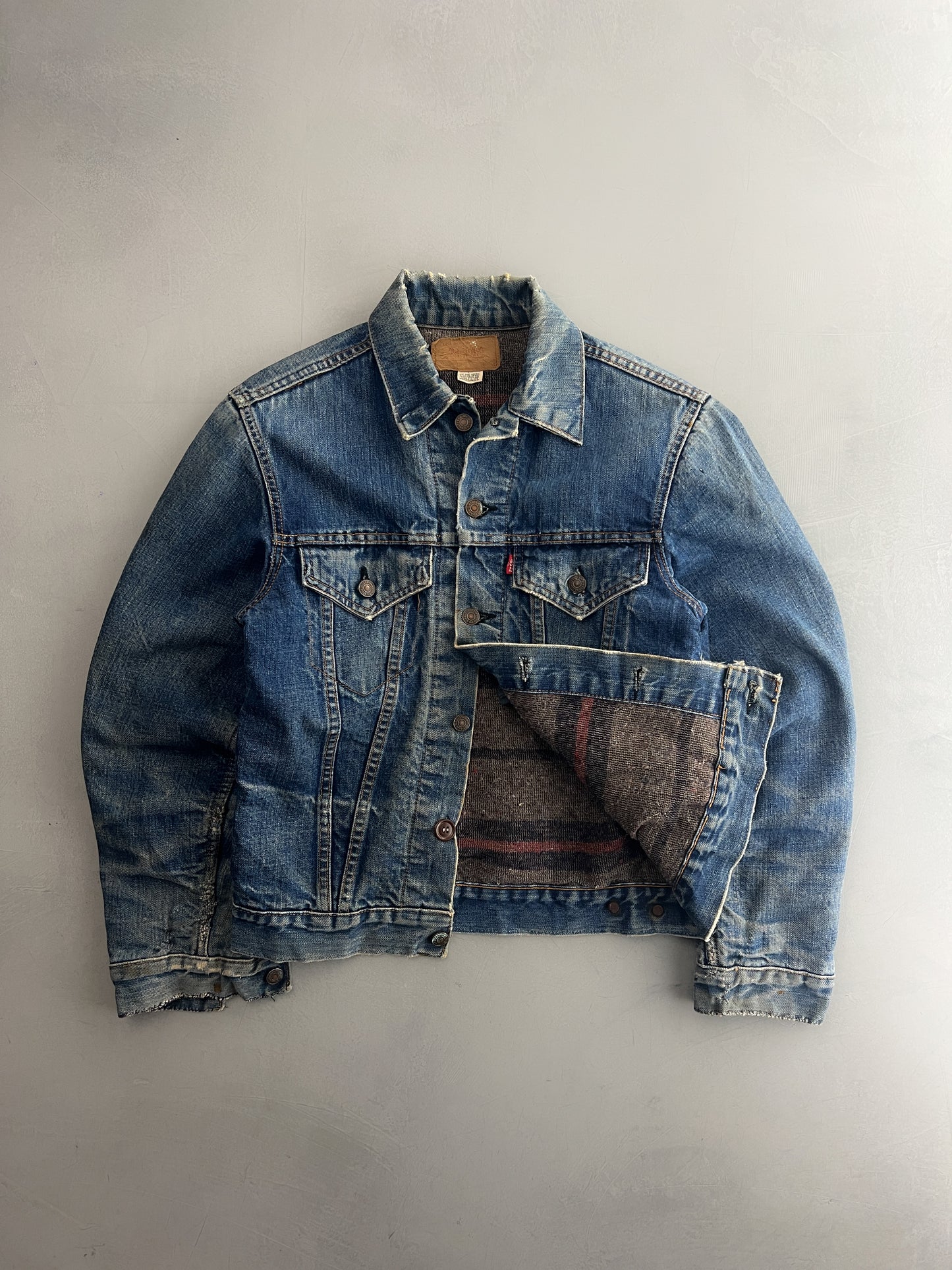 Made in USA Blanket Lined Levi's Trucker [M]