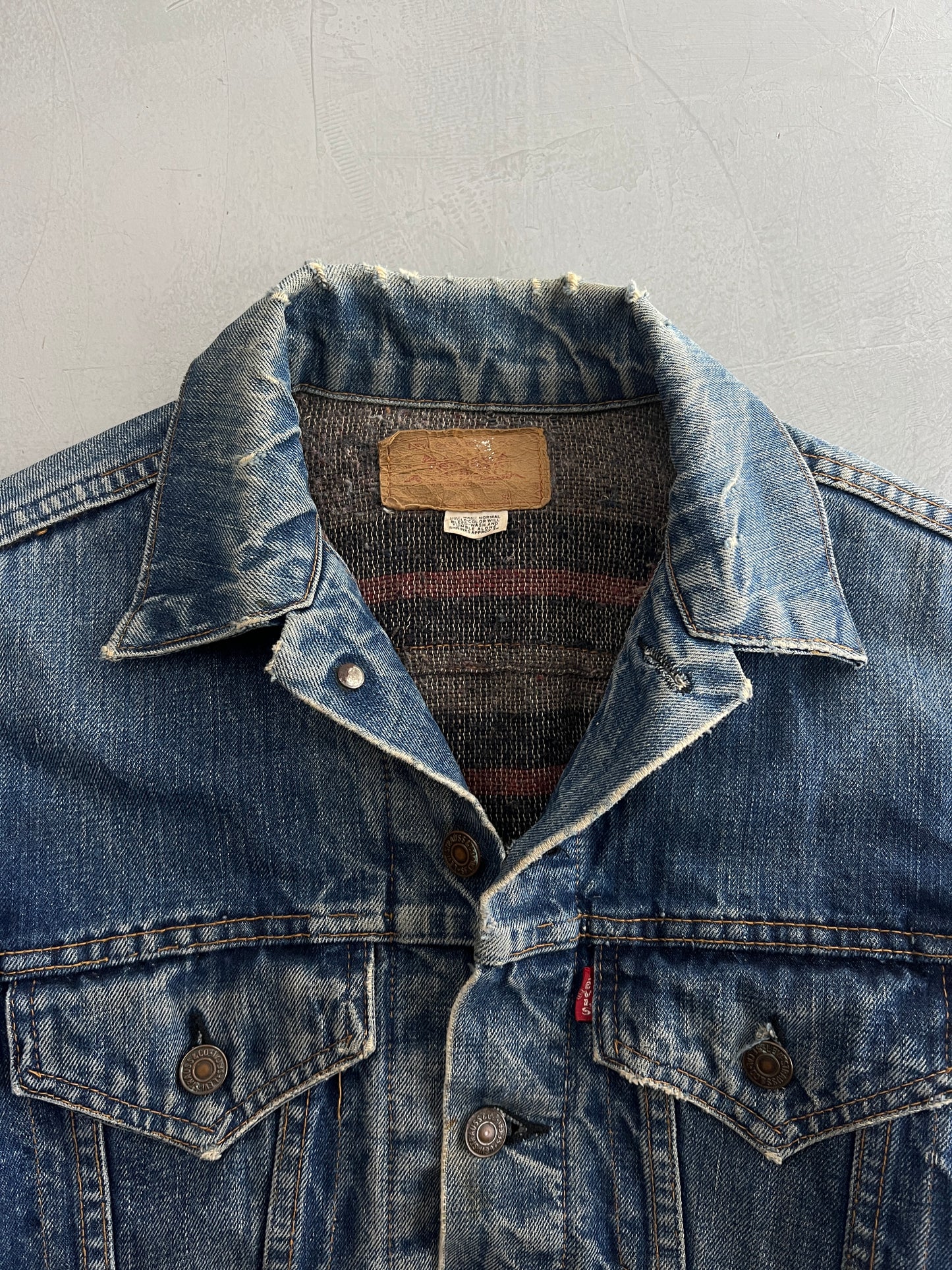 Made in USA Blanket Lined Levi's Trucker [M]