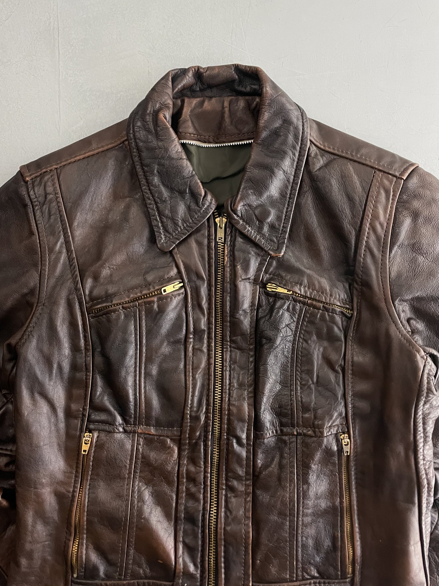 60's Motorcycle Jacket [XS]