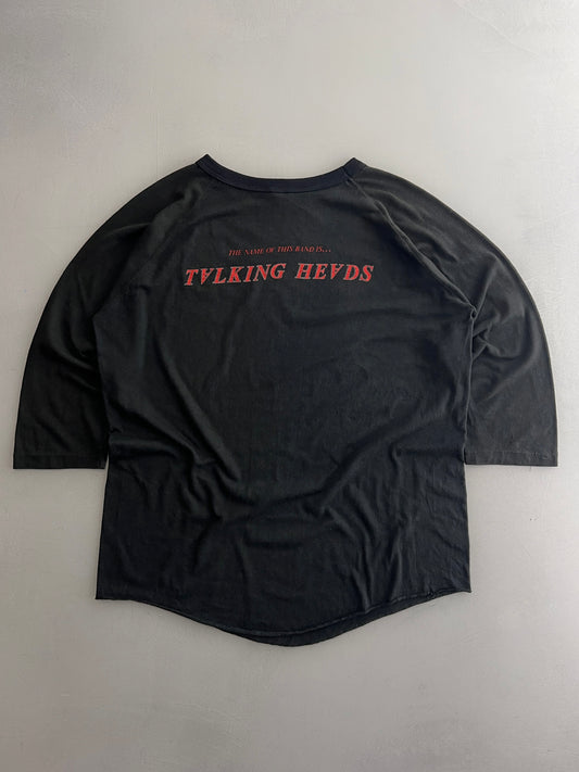 80's The Name Of This Band Is...Talking Heads Raglan [XL]