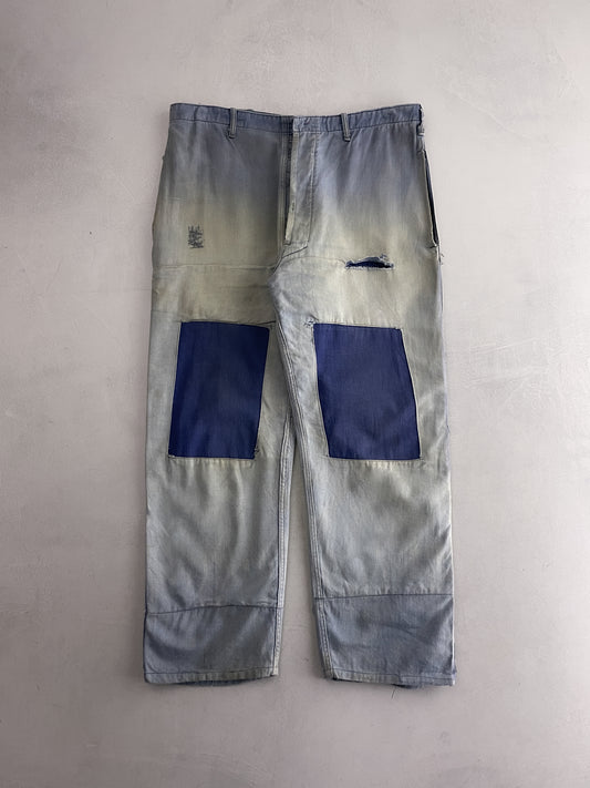 Patched/Repaired Euro Workwear Pants [30"]