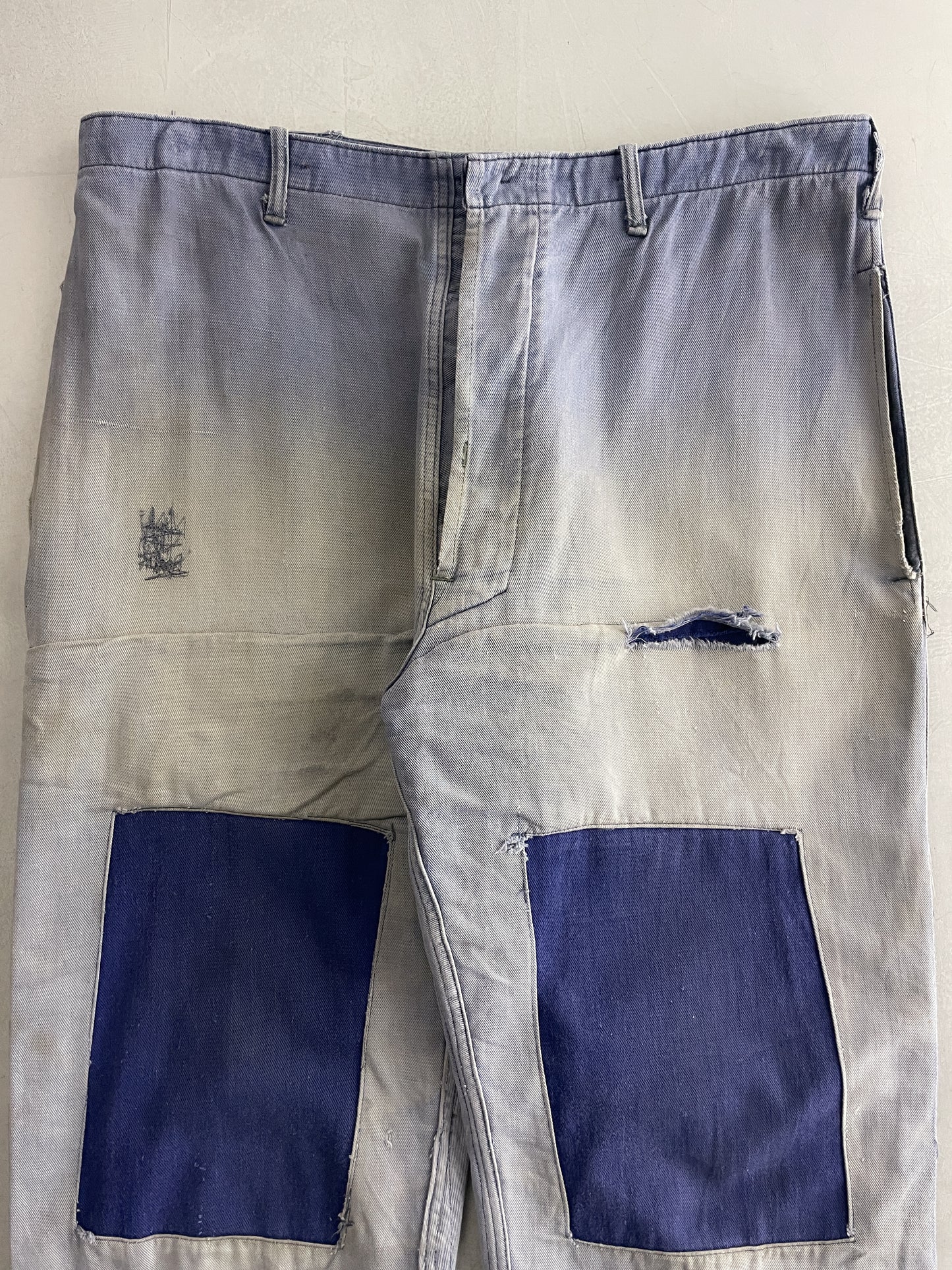 Patched/Repaired Euro Workwear Pants [30"]